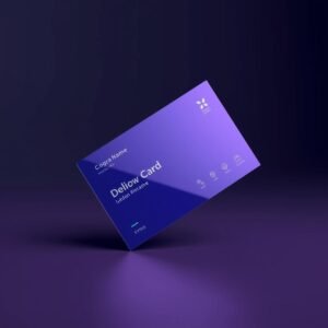 1000 Single-Sided Glossy Visiting / Business Card Printing