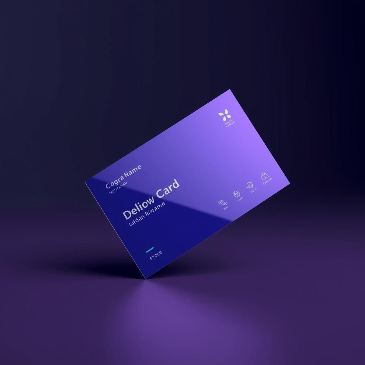 1000 Single-Sided Glossy Visiting / Business Card Printing