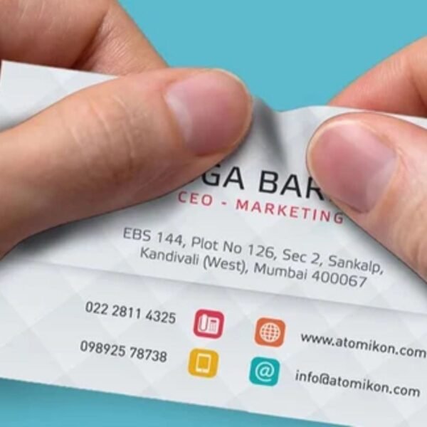 1000 Double-Sided Non-Tearable Visiting / Business Card - Image 3